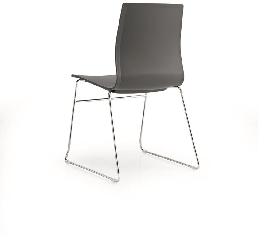 Sesta Стул для конференций, штабелируемый салазками из полипропилена Q3 sun-id-1347612 - Вид №1