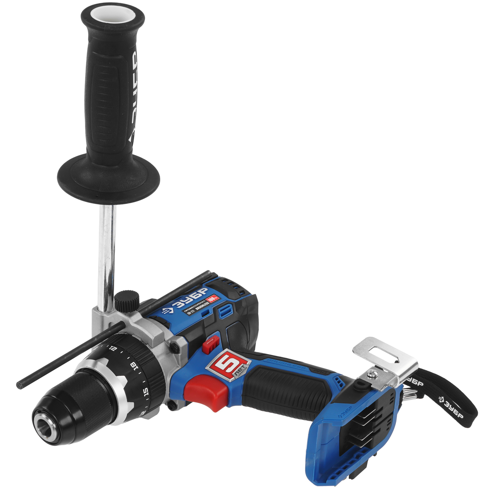 Дрель-шуруповерт Зубр DB-211 20V MAX LITHIUM PRO  , Без ЗУ, Без АКБ 5451689 STDN-0077233 - Вид №4