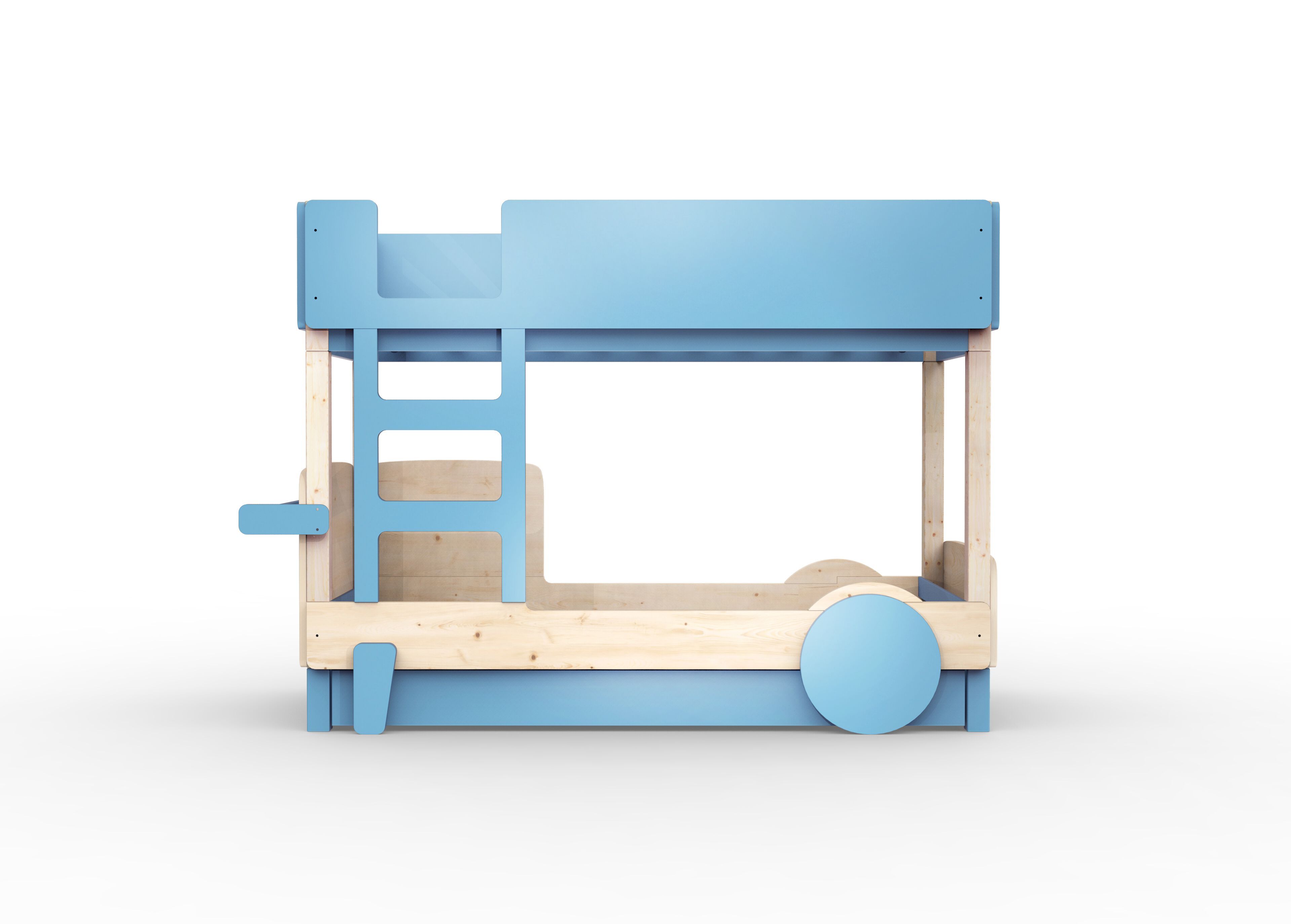 Деревянная двухъярусная кровать с выдвижной кроватью Mathy by Bols ARCH-00048116 - Вид №12