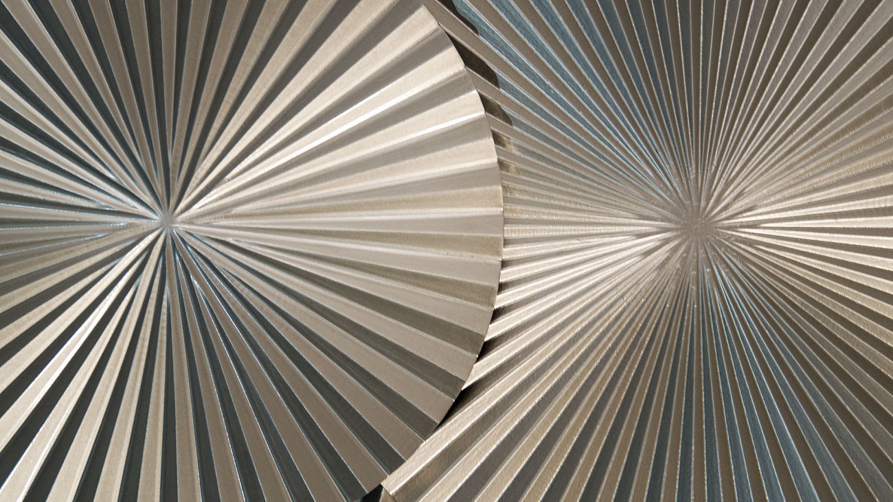 Панно декоративное настенное из дерева 90х160 см шампань Inflow-9 EVENHOME  00-3878804 Бежевый  - Вид №2