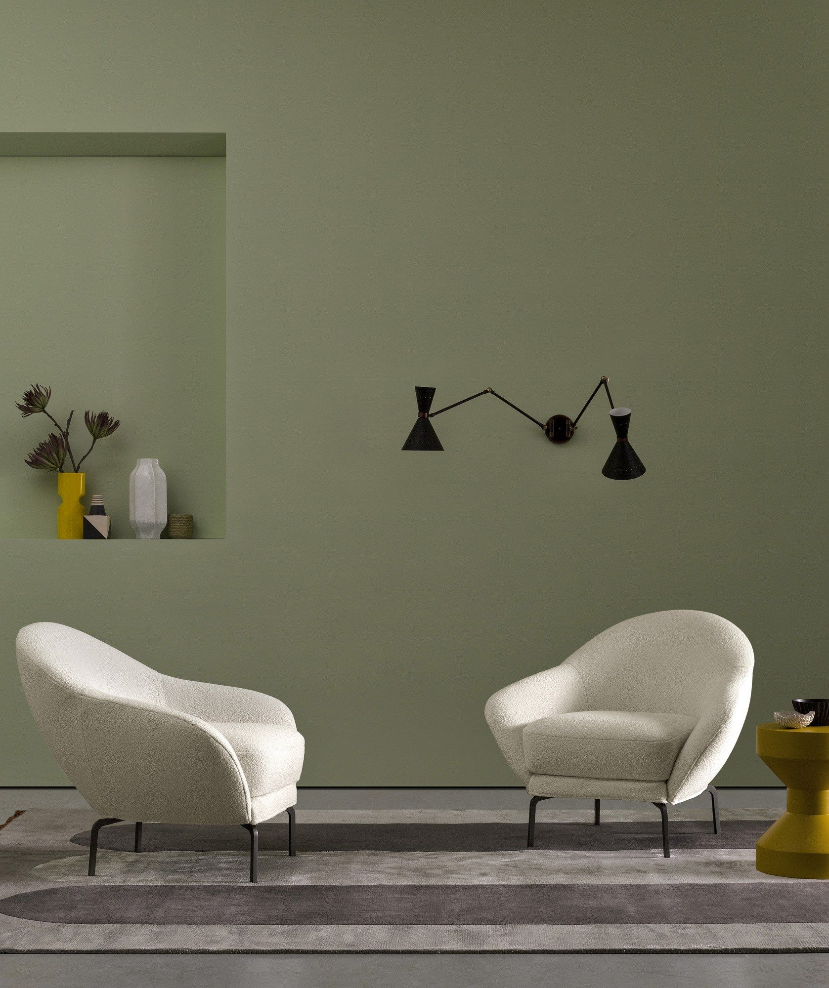 Тканевое кресло с подлокотниками BODEMA GIULIA ARCH-00014497 - Вид №1