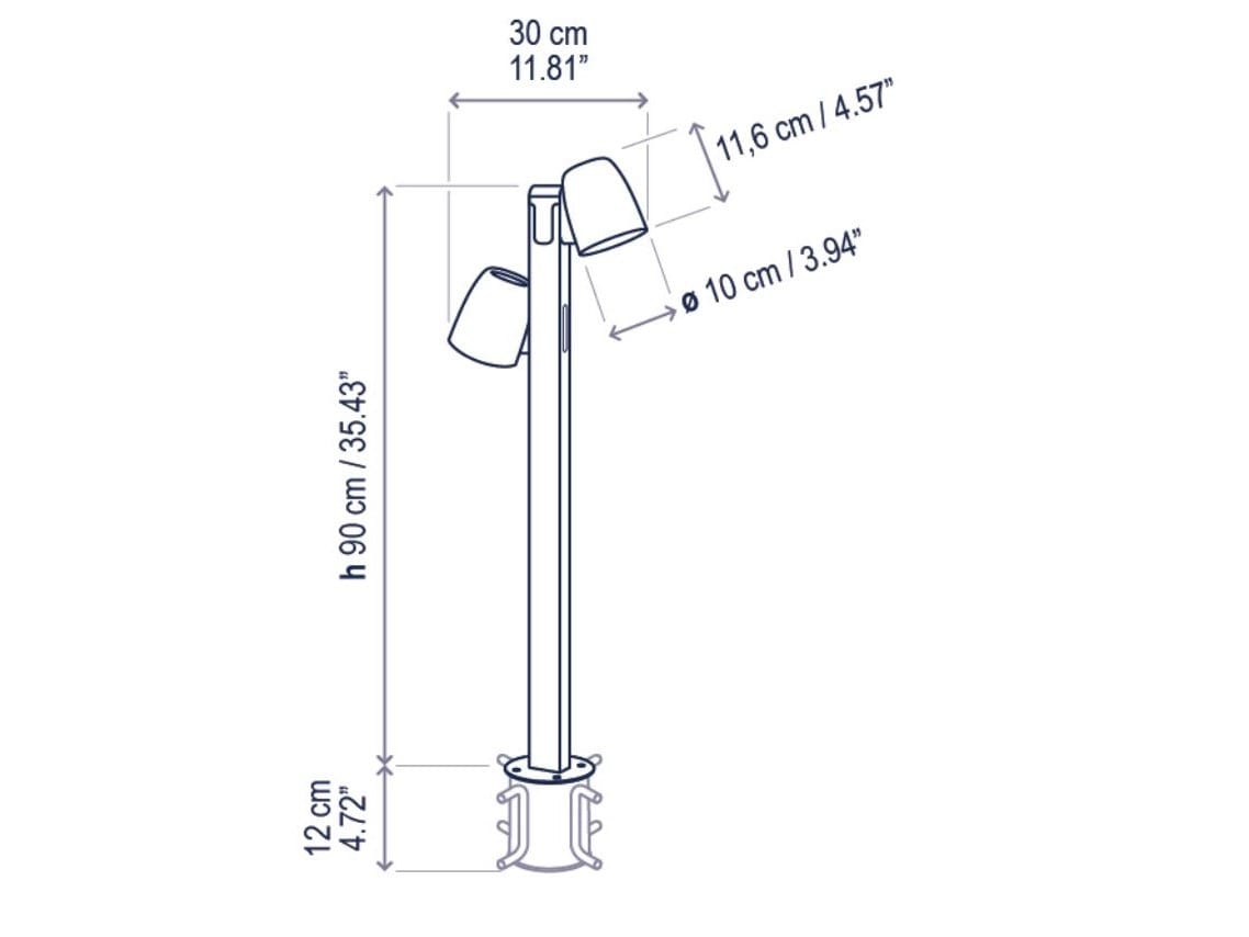 Светодиодный световой столб Bover Nut ARCH-00030977 - Вид №10