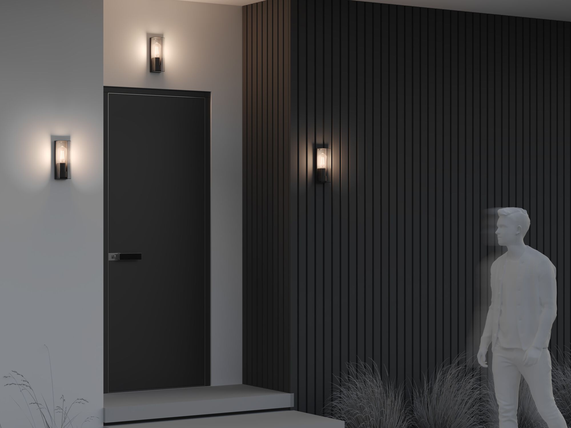 Алюминиевая наружная настенная лампа Maytoni Conf ARCH-00077577 - Вид №3