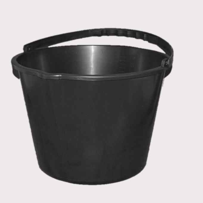 w-11 Ведро круглое строительное 12 л. Цветочная коллекция 