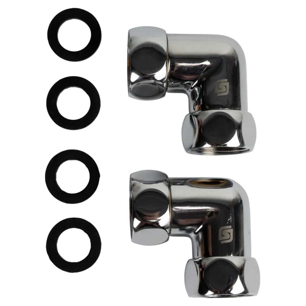 Соединитель для полотенцесушителя угловой 3/4"x3/4" 2 шт. 89409212 STLM-2146291 Santreyd  - Вид №2
