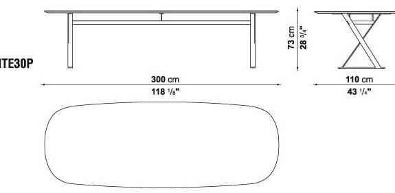 Maxalto Прямоугольный мраморный стол Pathos sun-id-1449010 - Вид №10