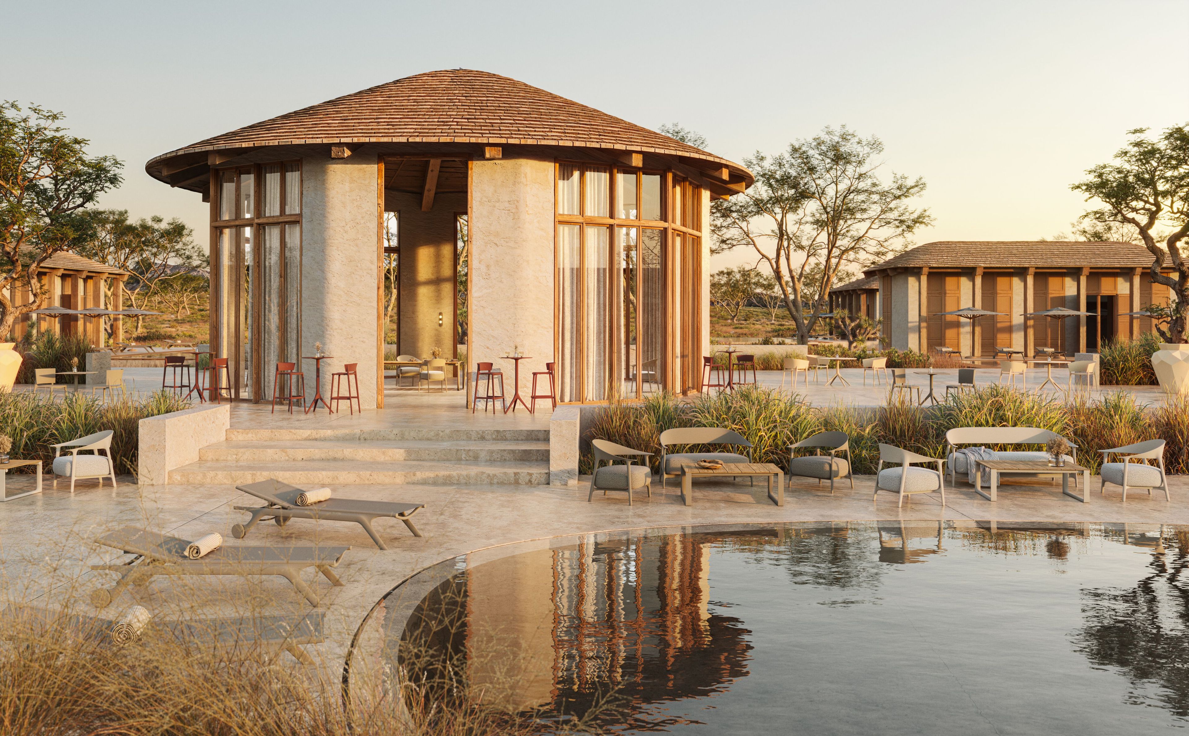 3-местный садовый диван Vondom Африка ARCH-00136303 - Вид №2