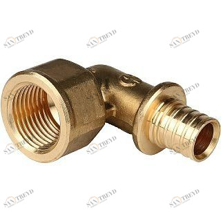 Угольник-переходник ВР 16x1/2" аксиальный для труб из сшитого полиэтилена STOUT SFA0006001612