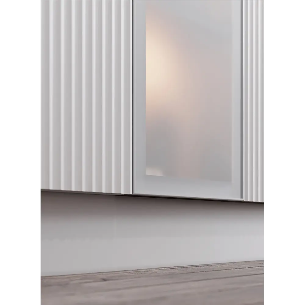 Фасад Вельск Delinia ID — матовое стекло с алюминиевой рамой для кухни 89385267 STLM-1539942 - Вид №9