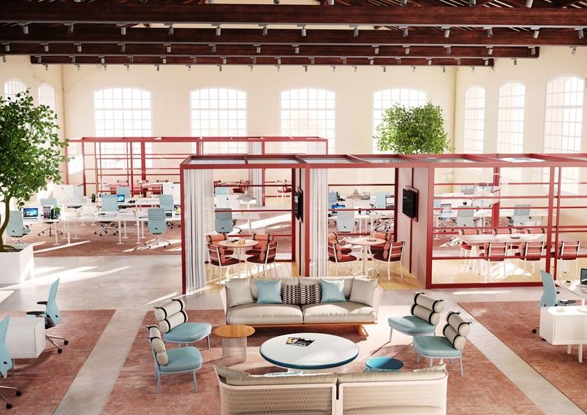 Kettal Офисная будка из алюминия с порошковым покрытием со встроенным освещением sun-id-1430441 - Вид №1