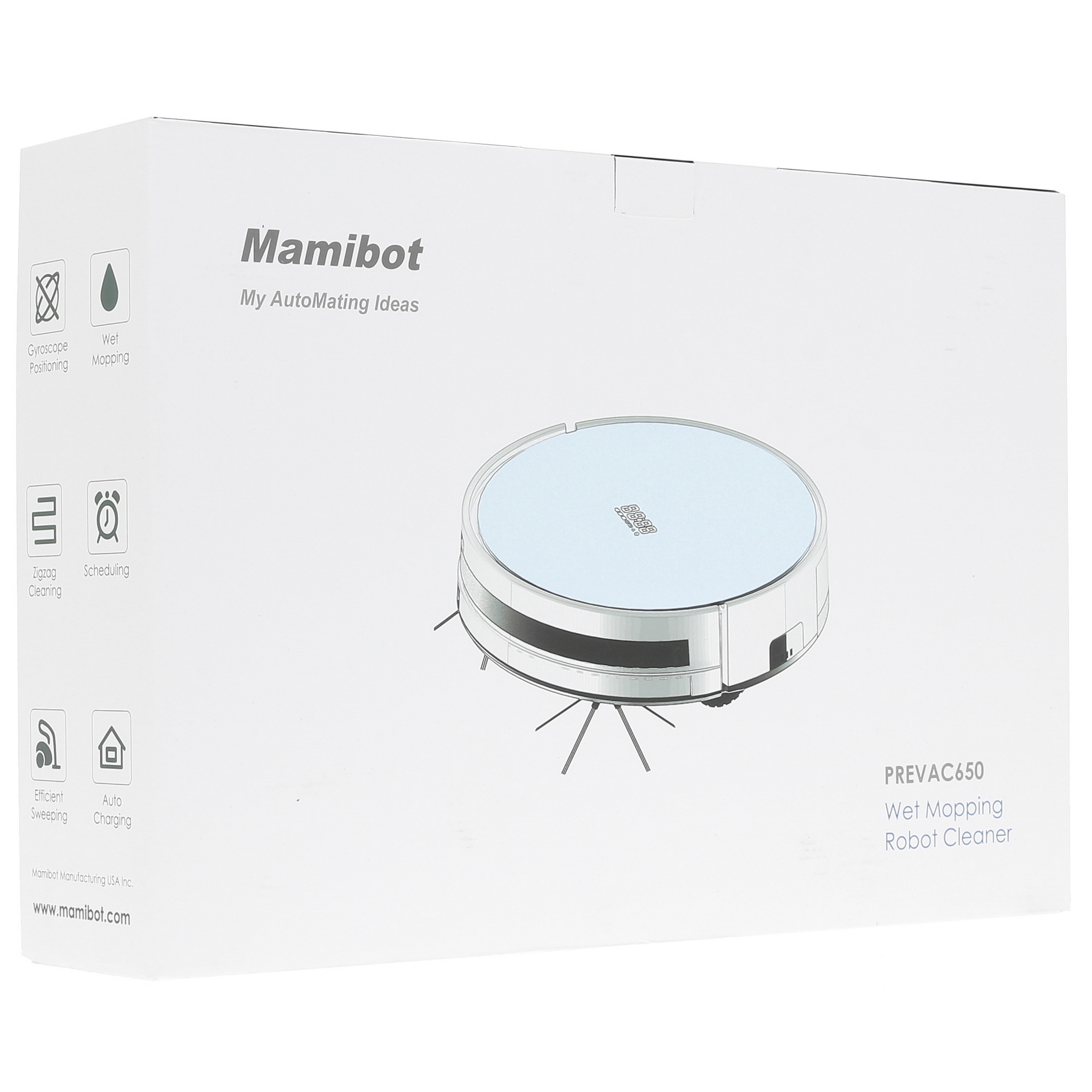 1384204 Робот-пылесос Mamibot PREVAC650 черный STDN-0141239 - Вид №10
