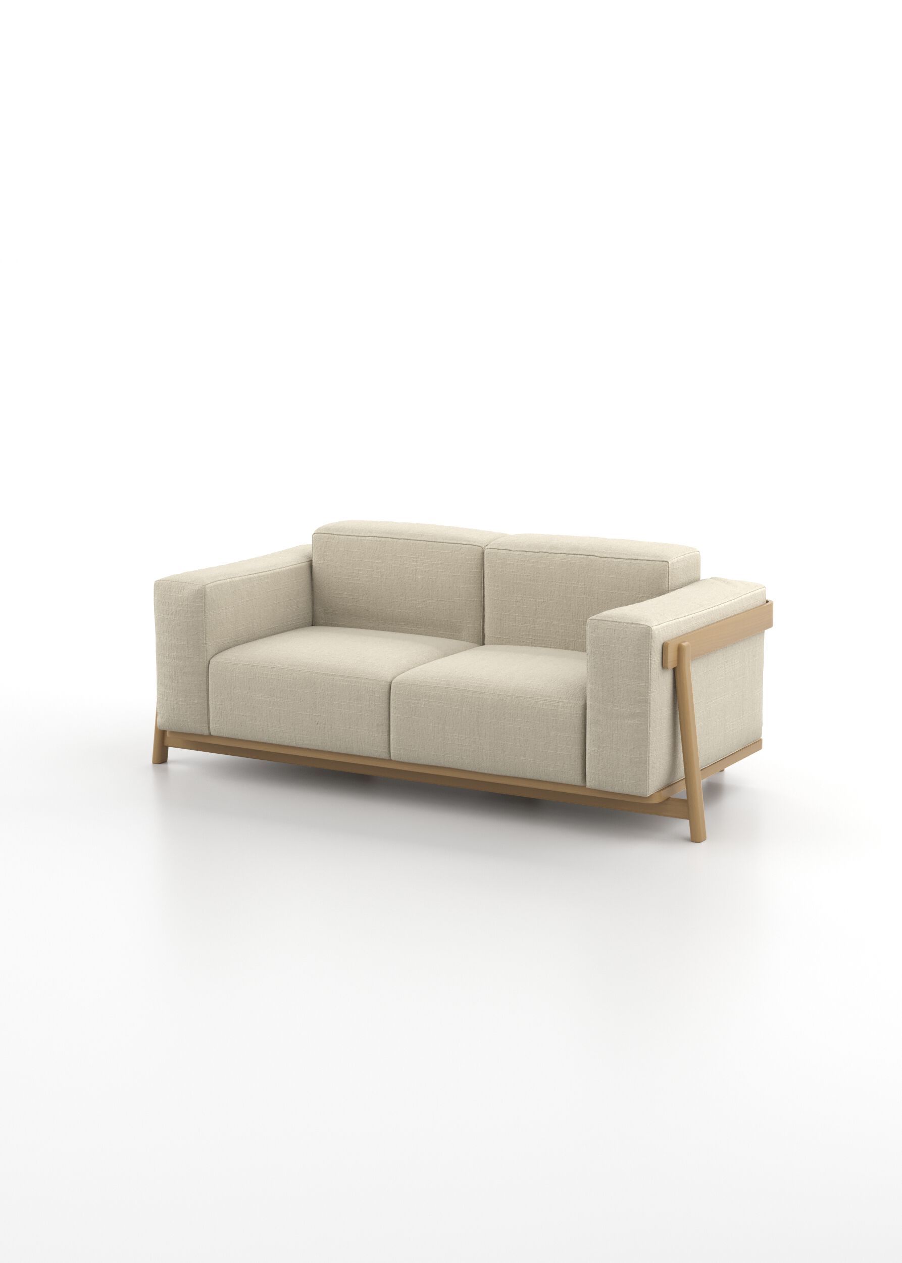 3-местный тканевый линейный диван Omelette Editions ARCH-00098068 - Вид №12