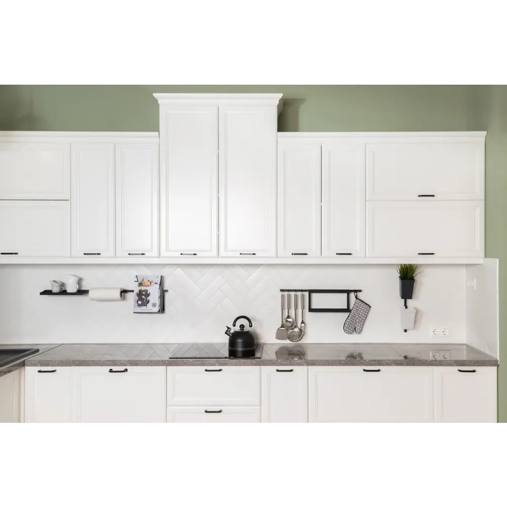 Фасад кухонный Delinia ID белый МДФ 39.7x25.3 см с тонкой рамкой 82011419 Реш STLM-0017525 - Вид №10