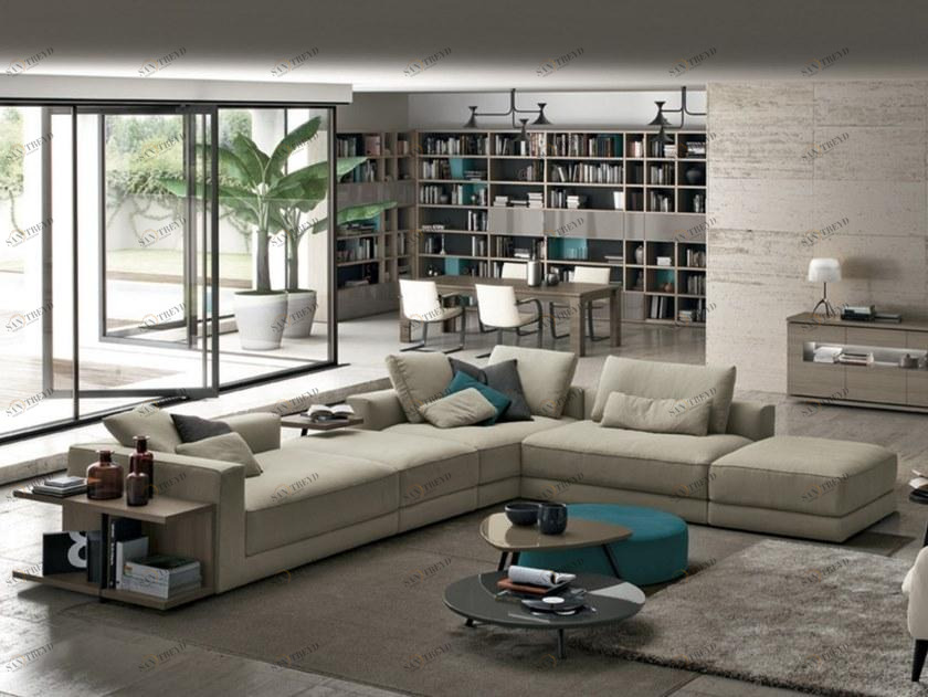 Febal Casa Модульный угловой диван из ткани sun-id-1430737