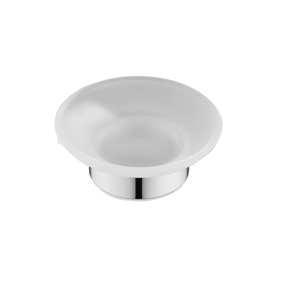 Мыльница VIDAGE Неверка - стеклянная подвесная для ванной в хроме 89384610 STLM-1573918