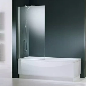 Novellini. Шторка на ванну 85x150 см 5 с хромированным профилем AURORA