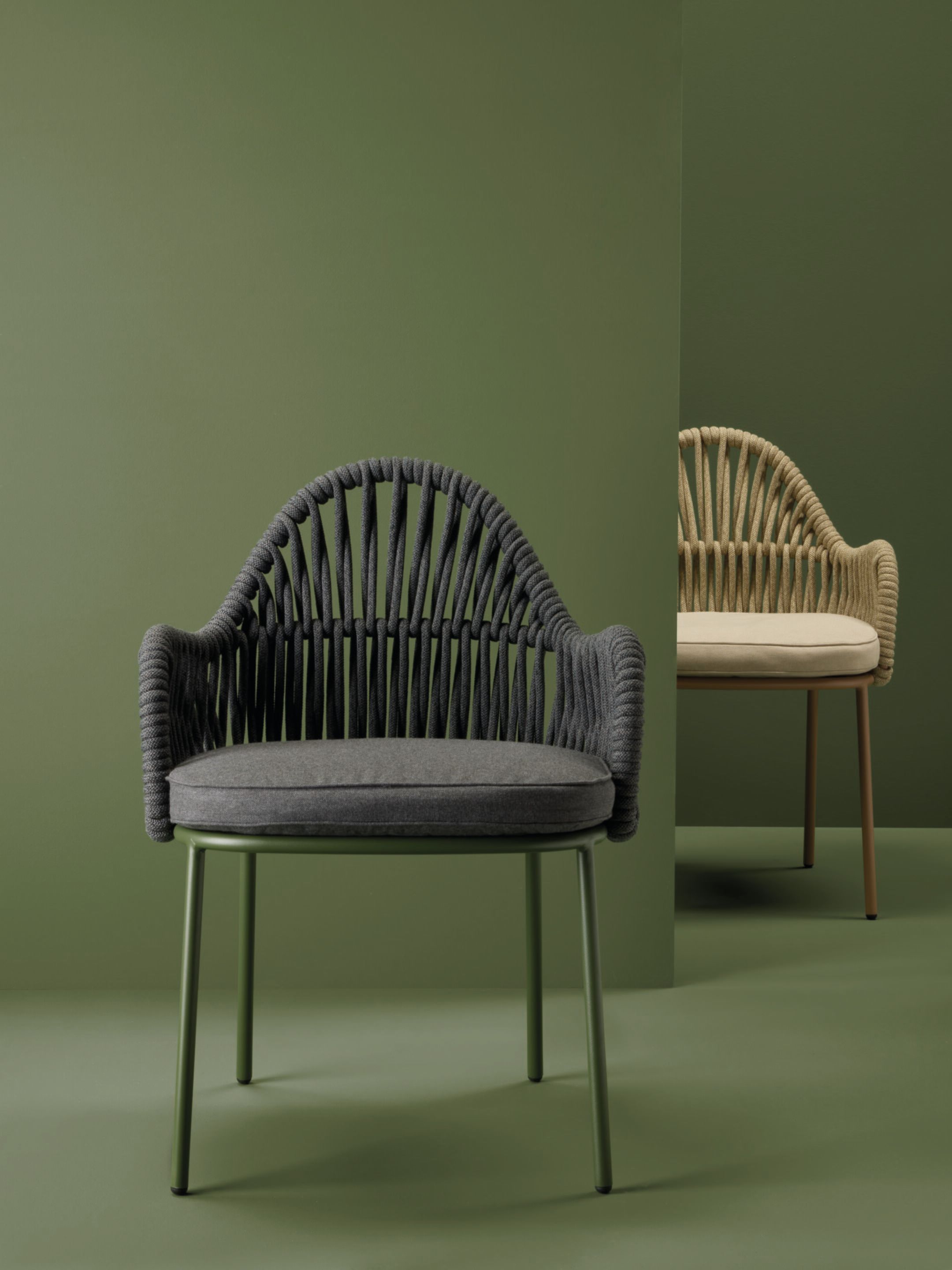 Металлический садовый стул с подлокотниками S-CAB Мальвазия ARCH-00042815 - Вид №12