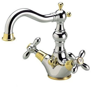 Смеситель MIGLIORE Princeton Plus ML.PRP-8034.CRDO для раковины - хром/золото