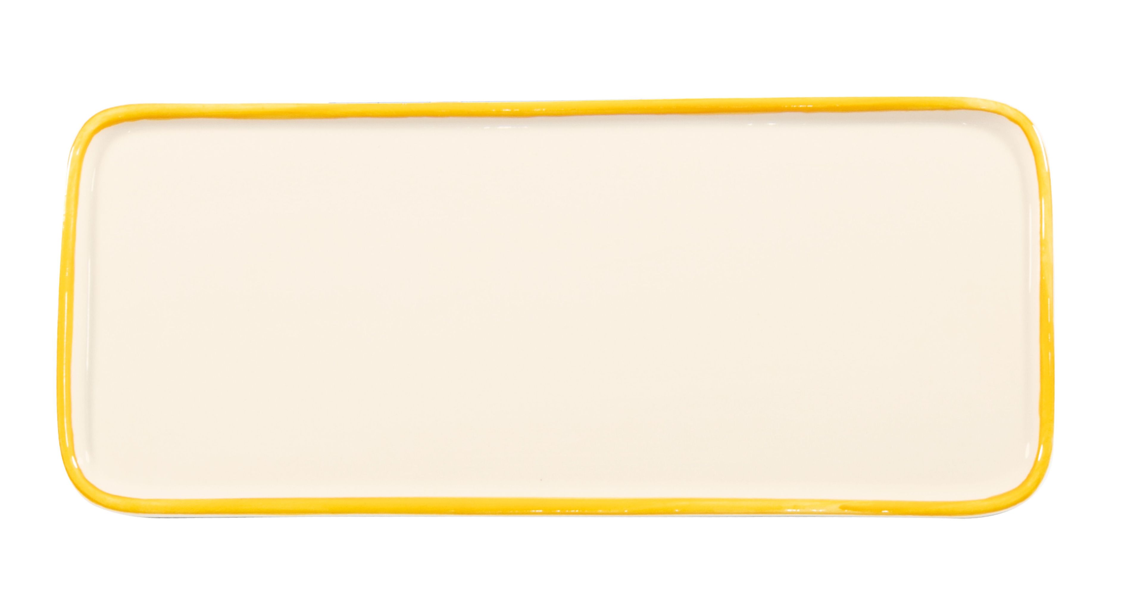 Керамическая прямоугольная тарелка Zafferano Лидо ARCH-00012527 - Вид №2