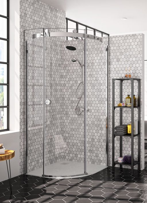 Душевой уголок M103211C L или R Merlyn 10 Series Хромированный 