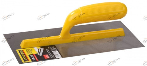 Гладилка стальная прямая 120х280мм с пластмассовой ручкой Stayer 12335