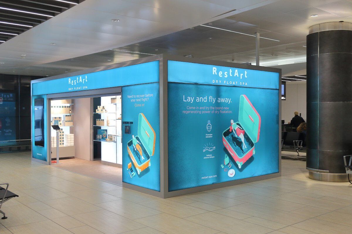 Алюминиевые и тканевые конструкции для отделки pop-up store ABS Group POP UP STORE ARCH-00040980 - Вид №2