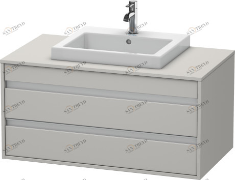 Тумбочка подвесная Ketho #KT6755 1000 x 550 мм Duravit KT675500707