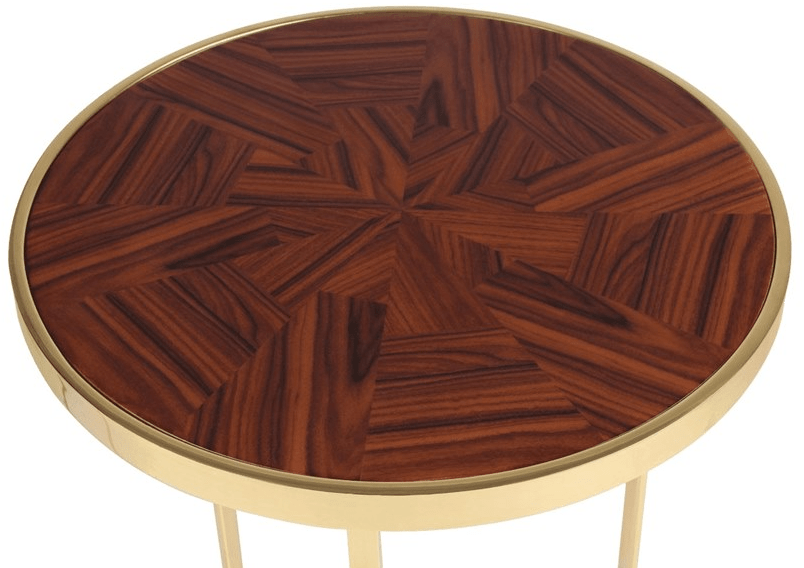 Malabar Круглый деревянный журнальный столик sun-id-1413078 - Вид №4