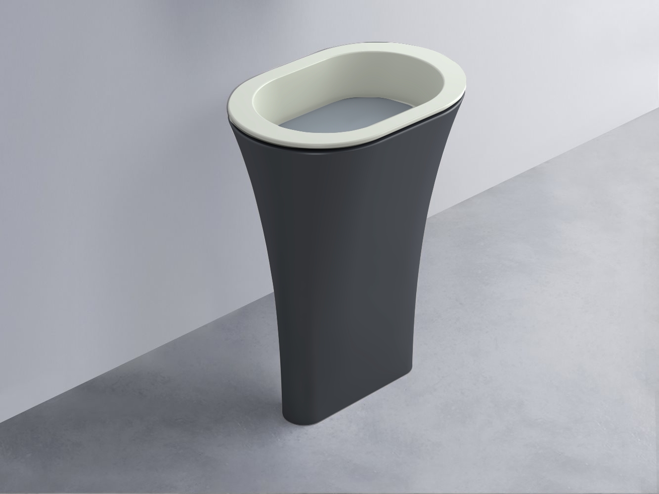 AMLA65-PM+AMPILO-BR+AMCOLO-BA Раковина Amedeo Ovale отдельностоящая cielo Enjoy + Amedeo Ceramica Cielo