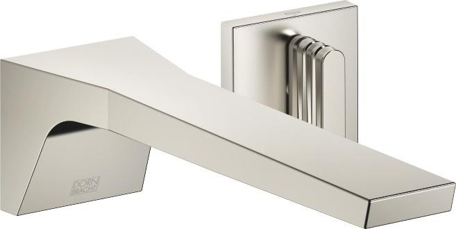 13800705-06_1_36311706-06_1_36311707-06_1 Смеситель для умывальника настенный без сливного гарнитура - платина матовая Dornbracht CL.1