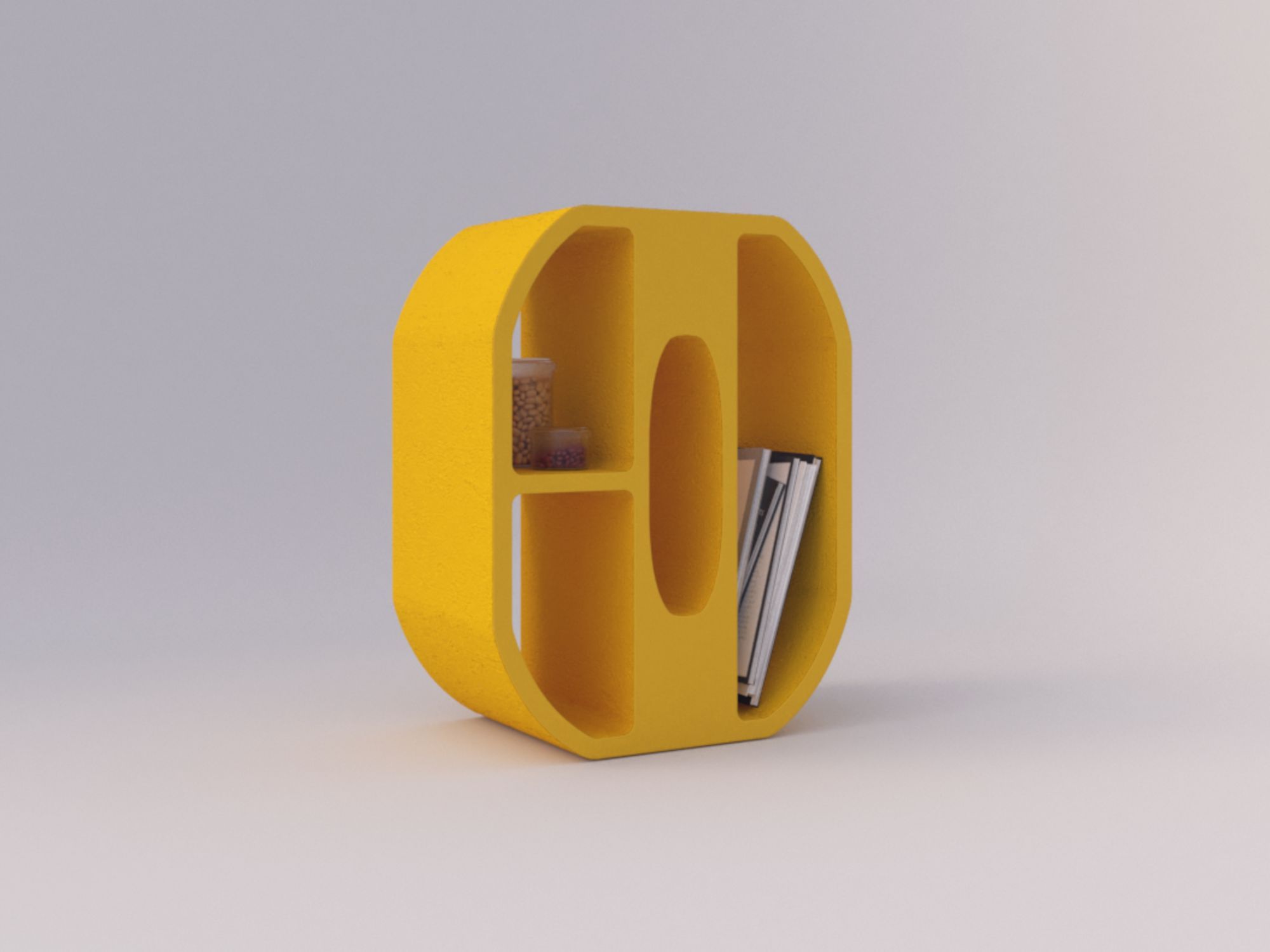 Мебель контейнеры в бетонной конструкции Voltan 555 ARCH-00065661 - Вид №28