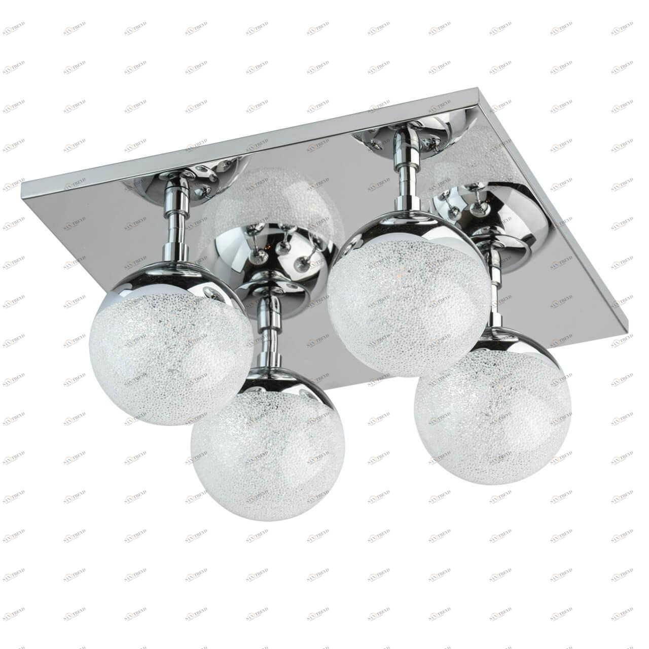 Потолочная светодиодная люстра De Markt Каспер 1 707010504 DE MARKT КАСПЕР 1, ШАР 184329 Хром;зеркальный 