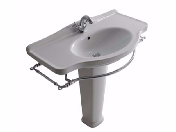 Керамическая раковина с держателем для полотенец Galassia ETHOS ARCH-00043275