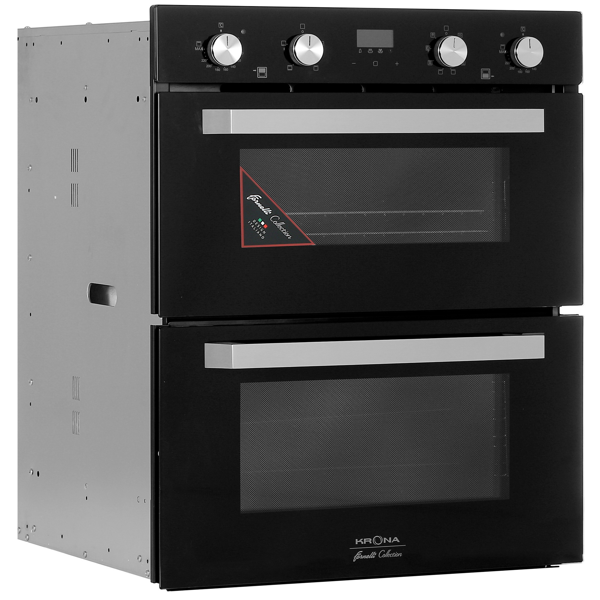 8160823 Электрический духовой шкаф KRONA ARTE 60 BL черный KRONA1 STDN-0010914 - Вид №1