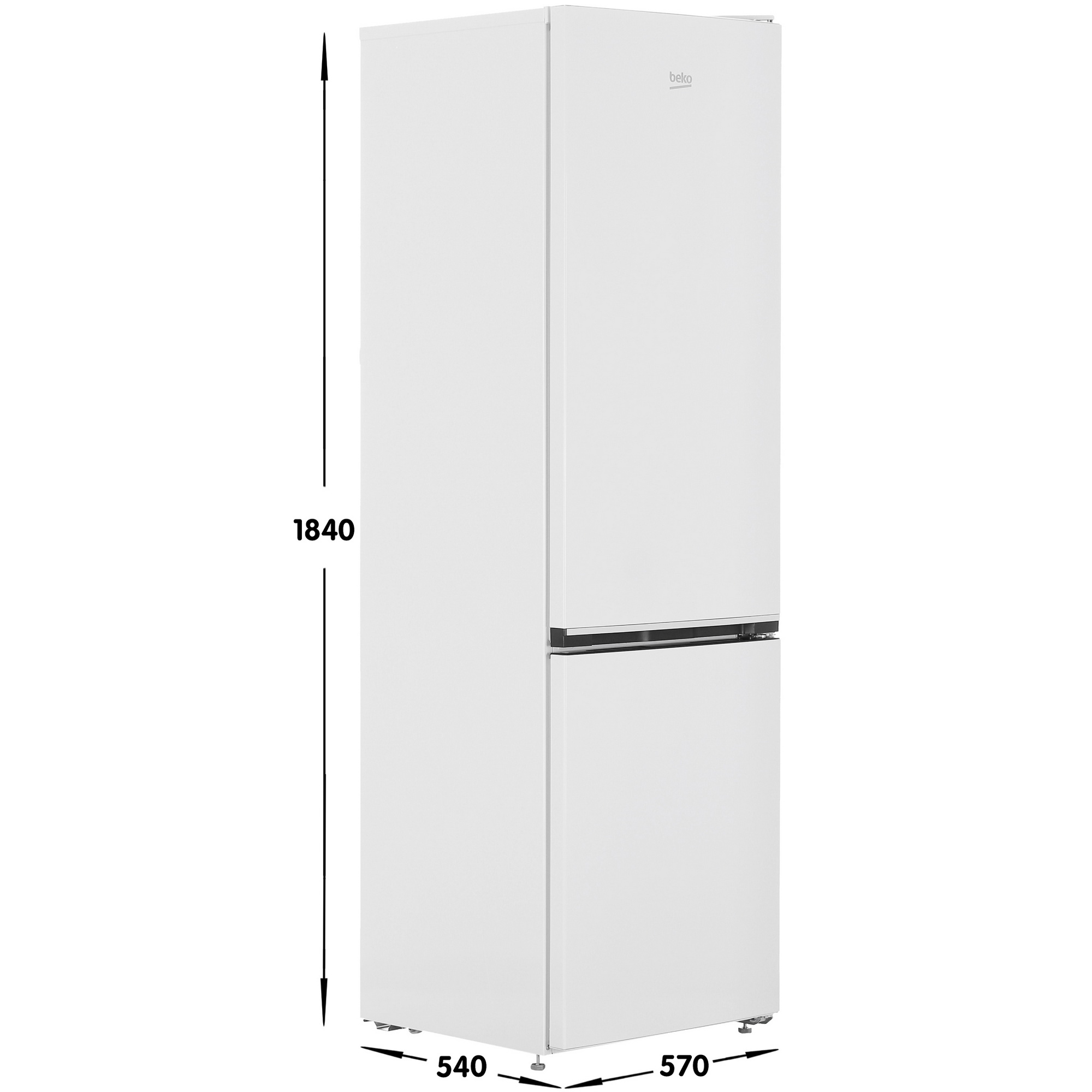 5449131 Холодильник с морозильником   Beko B1RCNK312W белый STDN-0105246 - Вид №6