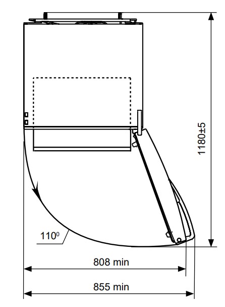 9066626 Холодильник с морозильником   ATLANT ХМ-4623-151 черный STDN-0139375 - Вид №12