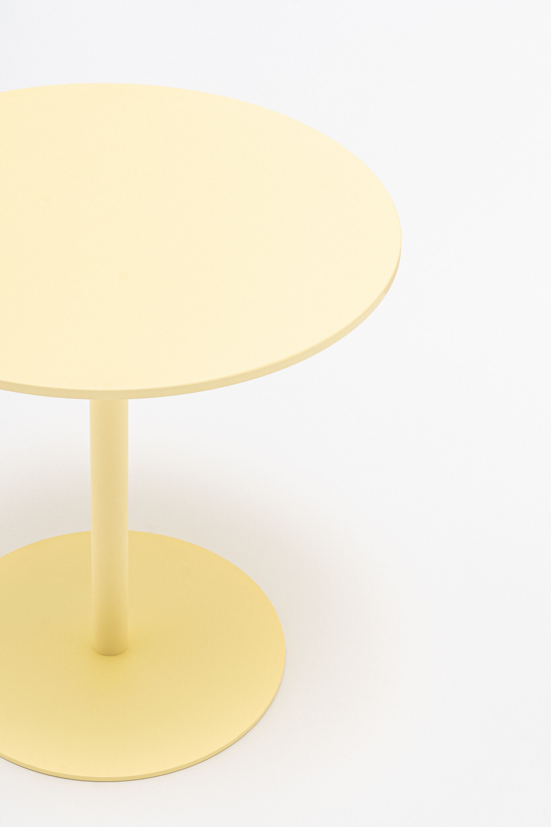 Круглый журнальный столик из оцинкованной стали MDD BOLT ARCH-00046129 - Вид №2