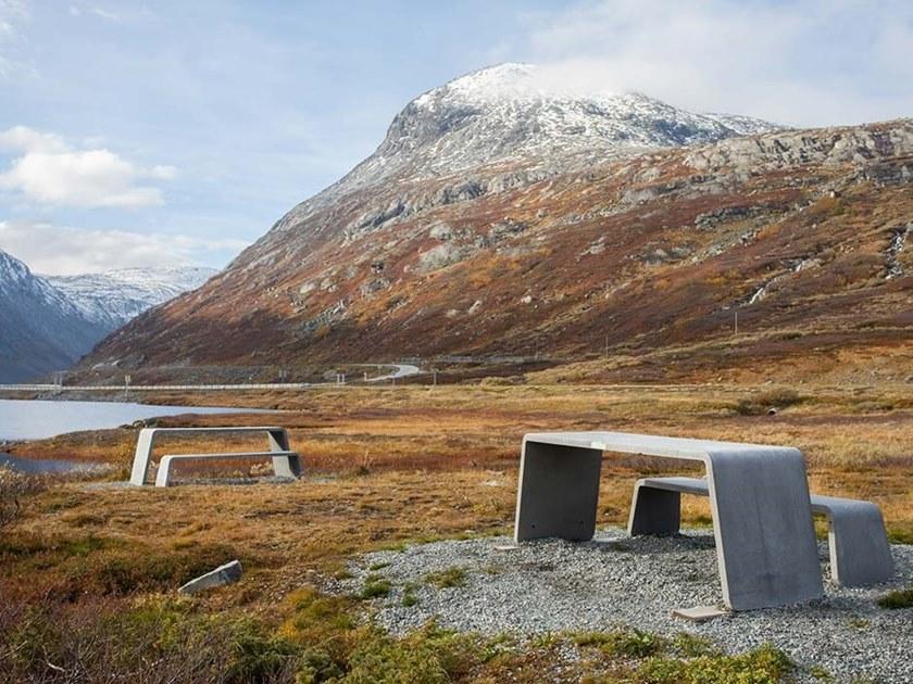 VESTRE Прямоугольный стол для общественных мест из бетона Kyoto sun-id-1404489 - Вид №2