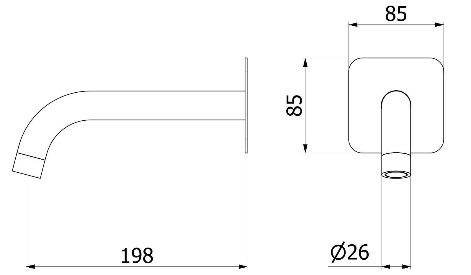 Настенный дозирующий носик IB промышленность ARCH-00144918 - Вид №5