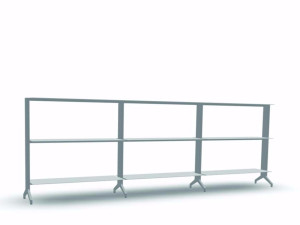 Алюминиевый модульный книжный шкаф