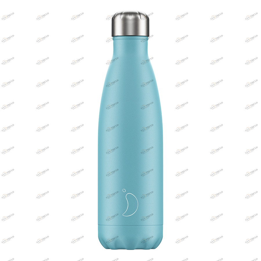 Термос 500 мл голубой Pastel Blue CHILLY'S BOTTLES ДИЗАЙНЕРСКИЕ 00-3948021 Голубой 