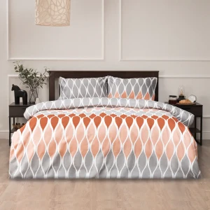 Комплект постельного белья Amore Mio Перт евро полисатин разноцветный