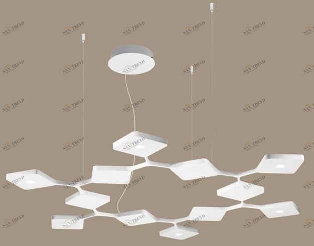 Stilnovo Светодиодный подвесной светильник из алюминия Quad sun-id-1387381