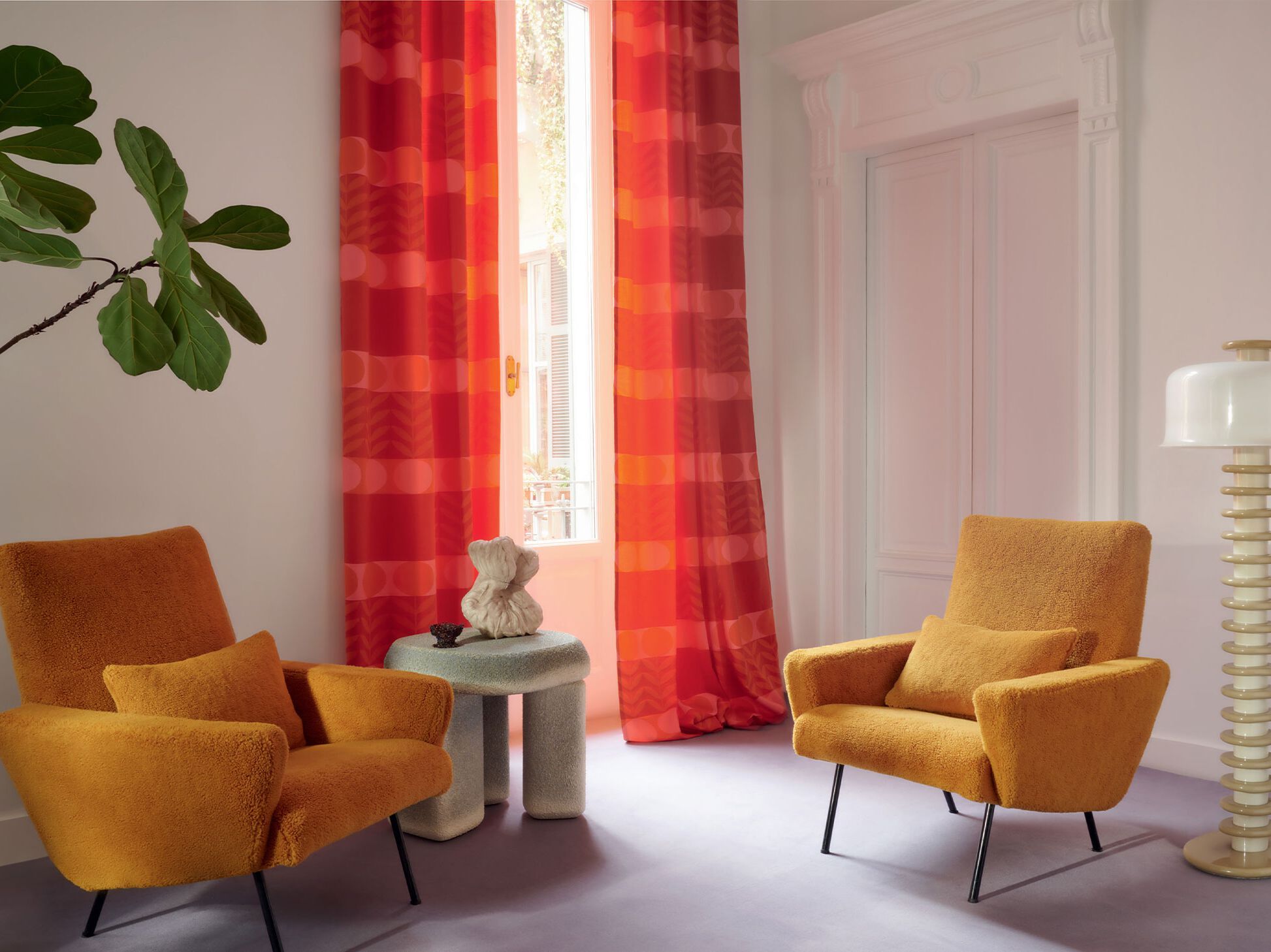 Шерстяная ткань для штор Élitis HOLLY ARCH-00118701 - Вид №1