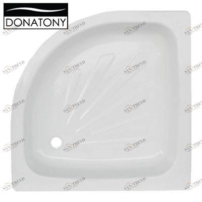 Поддон стальной 90х90 полукруглый 90*90*16 Santreyd 13428