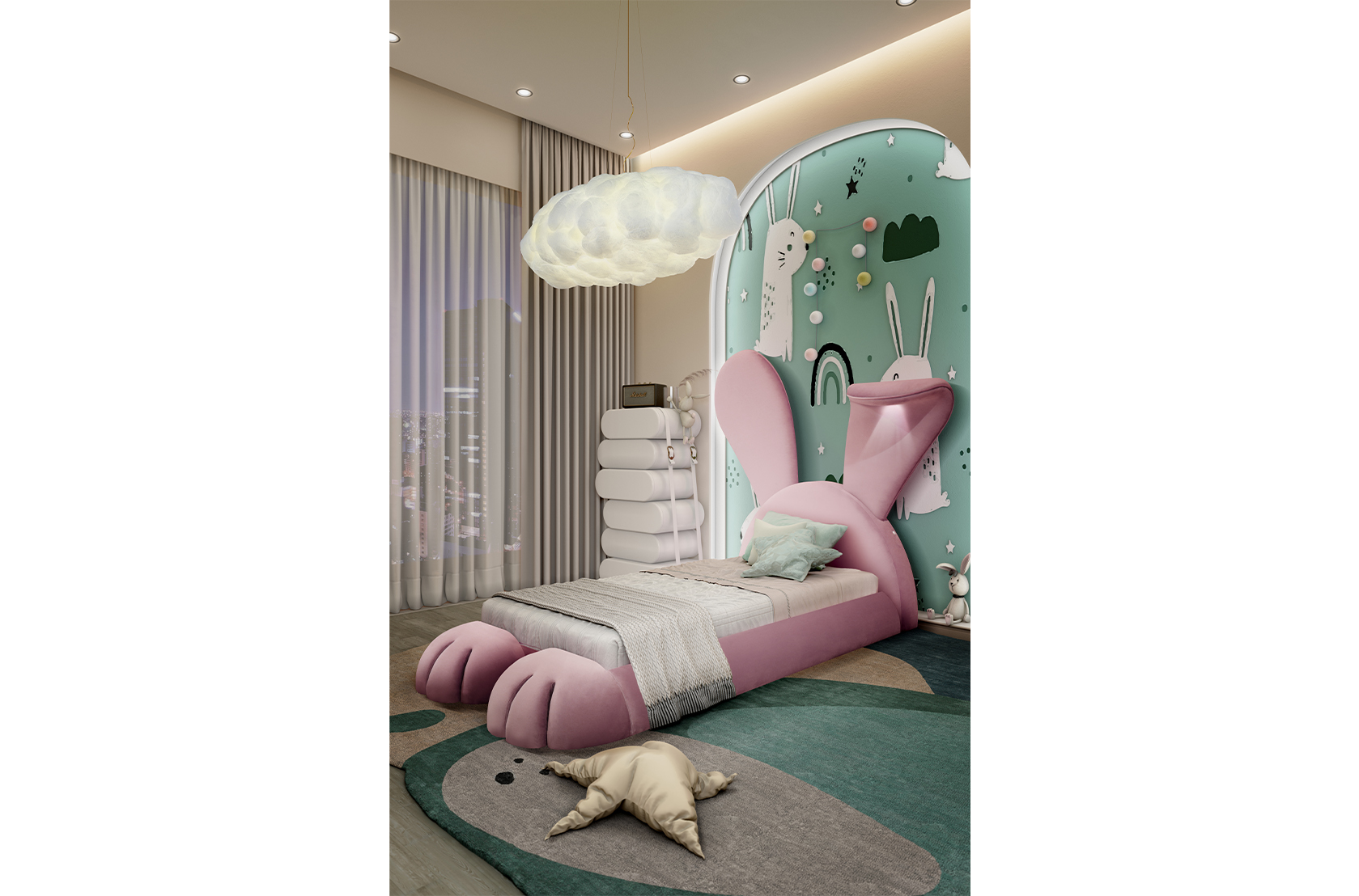 CIST618 Комоды детские Облако 6 ящиков Circu  - Вид №10