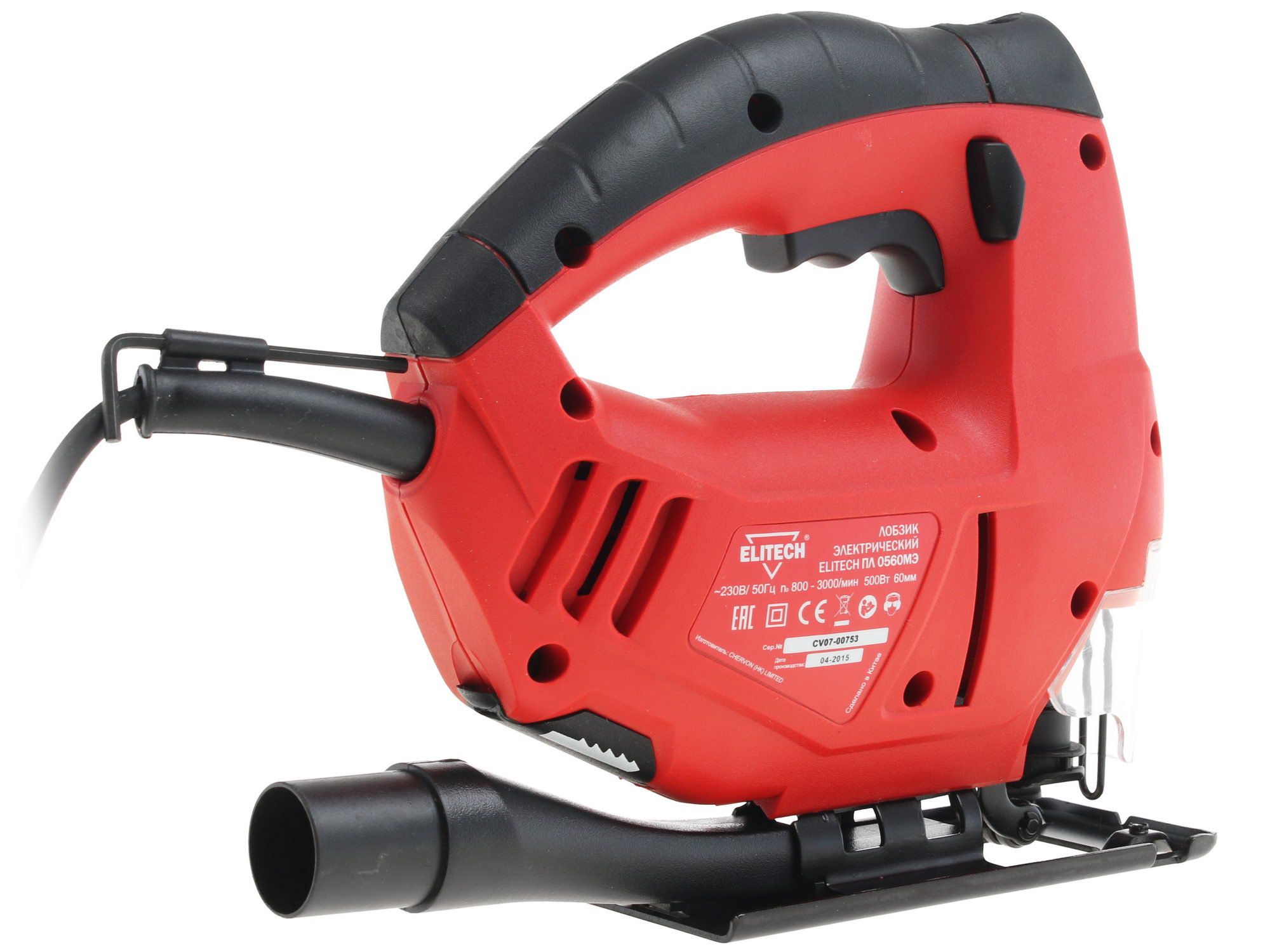 Электрический лобзик Elitech ПЛ 0560МЭ 1069101 STDN-0031160 - Вид №1
