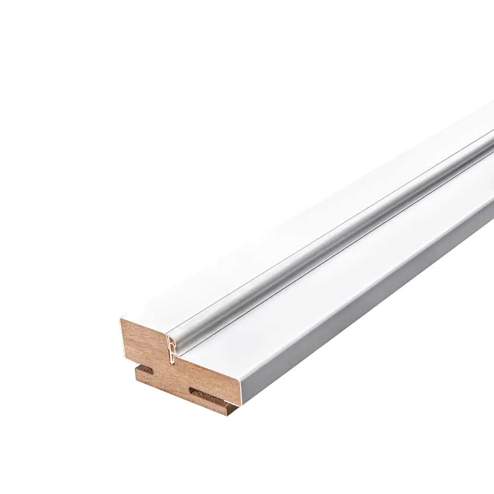 Телескопическая дверная коробка PORTIKA Борно белая 2370x70x32 мм 89423486 STLM-1563097