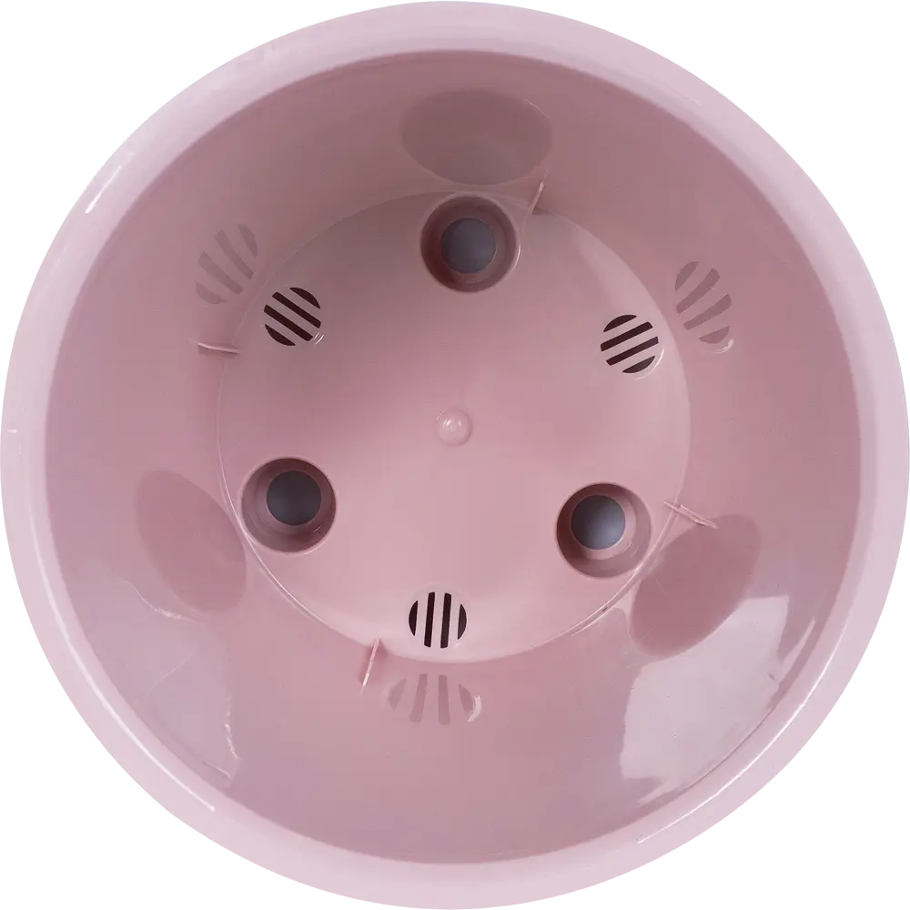 Горшок цветочный Ingreen Фиджи ø20 h18.3 см v4 л пластик пепельный STLM-2099925 - Вид №1