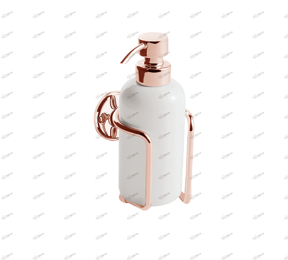 Gentry Home Керамический держатель стакана St James Розовое золото GH102950 